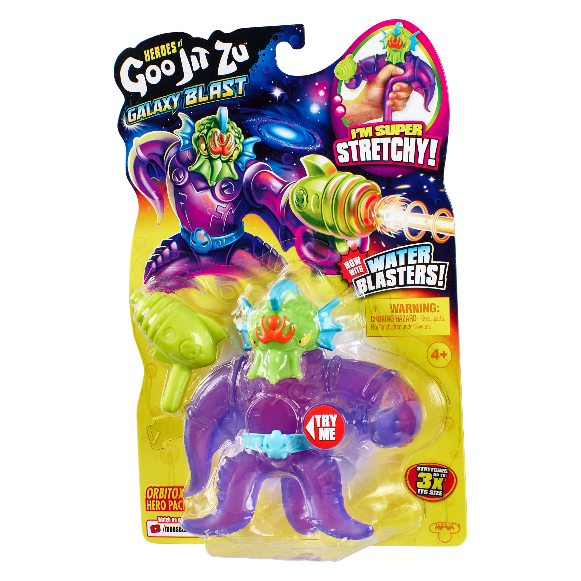 Foto 7 pulgar | Figura De Acción Heroes Of Goo Jit Zu Galaxy Blast Orbitox - Venta Internacional.