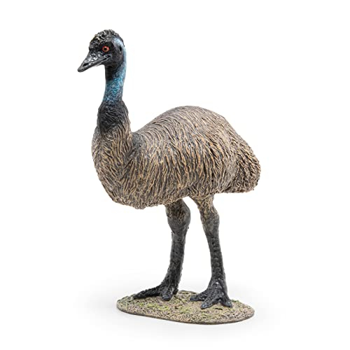 Figura Papo Wild Animal Kingdom Emu Pintada A Mano Durante Más De 3 Años - Venta Internacional.