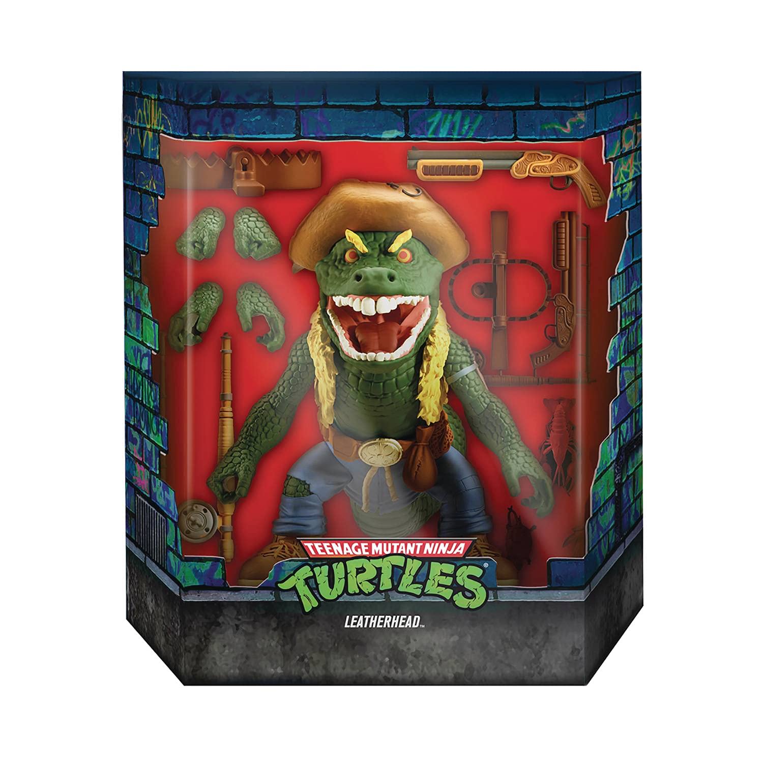 Foto 2 pulgar | Figura De Acción Super7 Teenage Mutant Ninja Turtles Leatherhea - Venta Internacional.