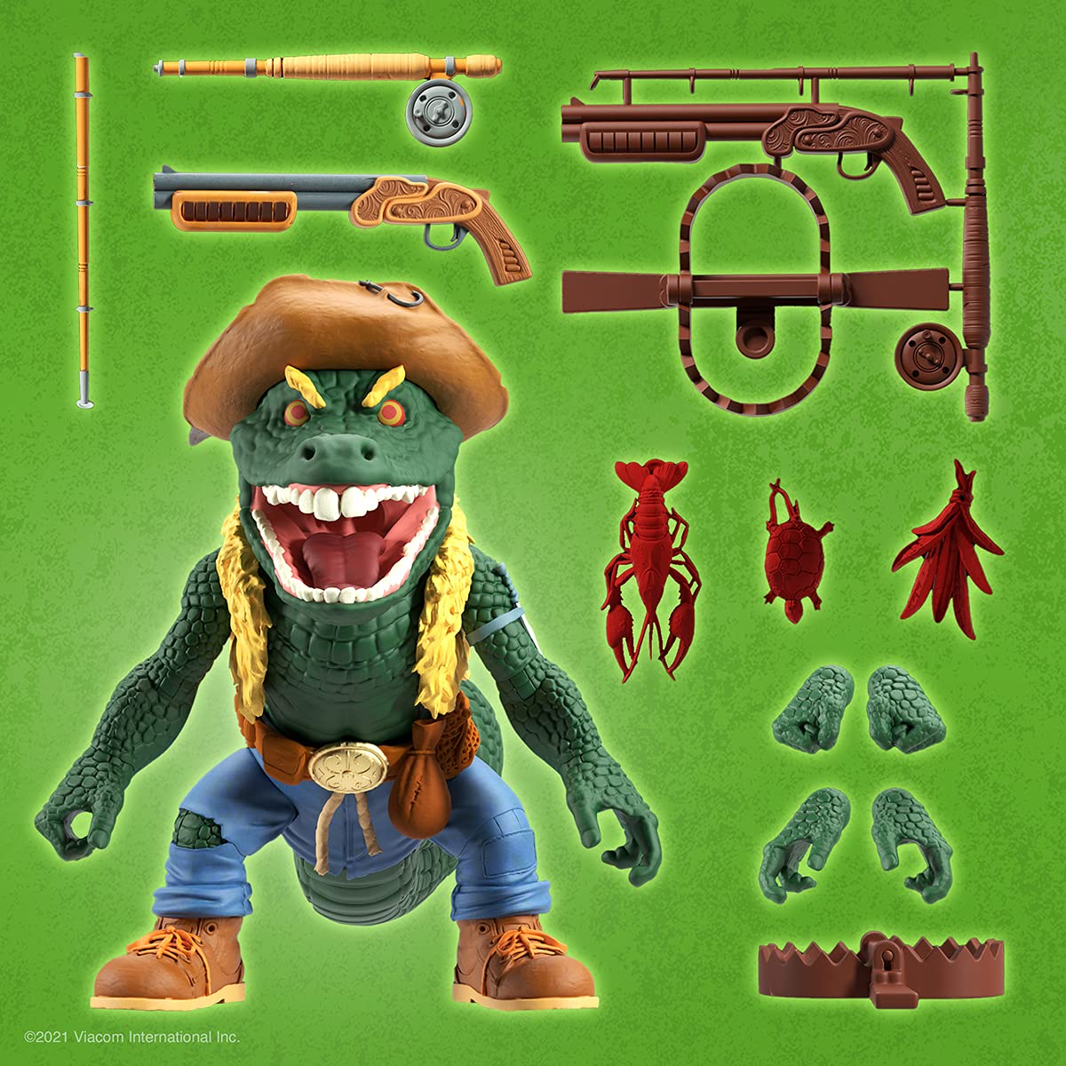 Foto 4 pulgar | Figura De Acción Super7 Teenage Mutant Ninja Turtles Leatherhea - Venta Internacional.