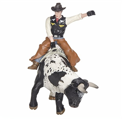 Foto 3 pulgar | Toy Little Buster Toys Bull Rider Cowboy Con Toro Blanco Y Negro - Venta Internacional.