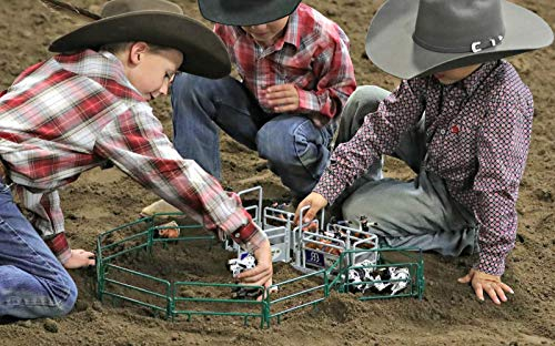 Foto 7 pulgar | Toy Little Buster Toys Bull Rider Cowboy Con Toro Blanco Y Negro - Venta Internacional.