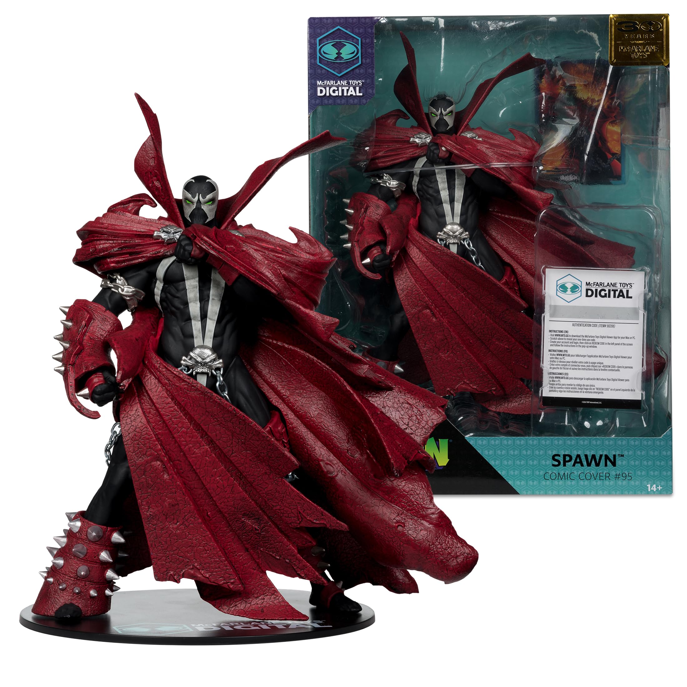 Foto 5 pulgar | Figura De Acción Mcfarlane Toys 30th Anniversary Spawn A Escala 1:7 - Venta Internacional.