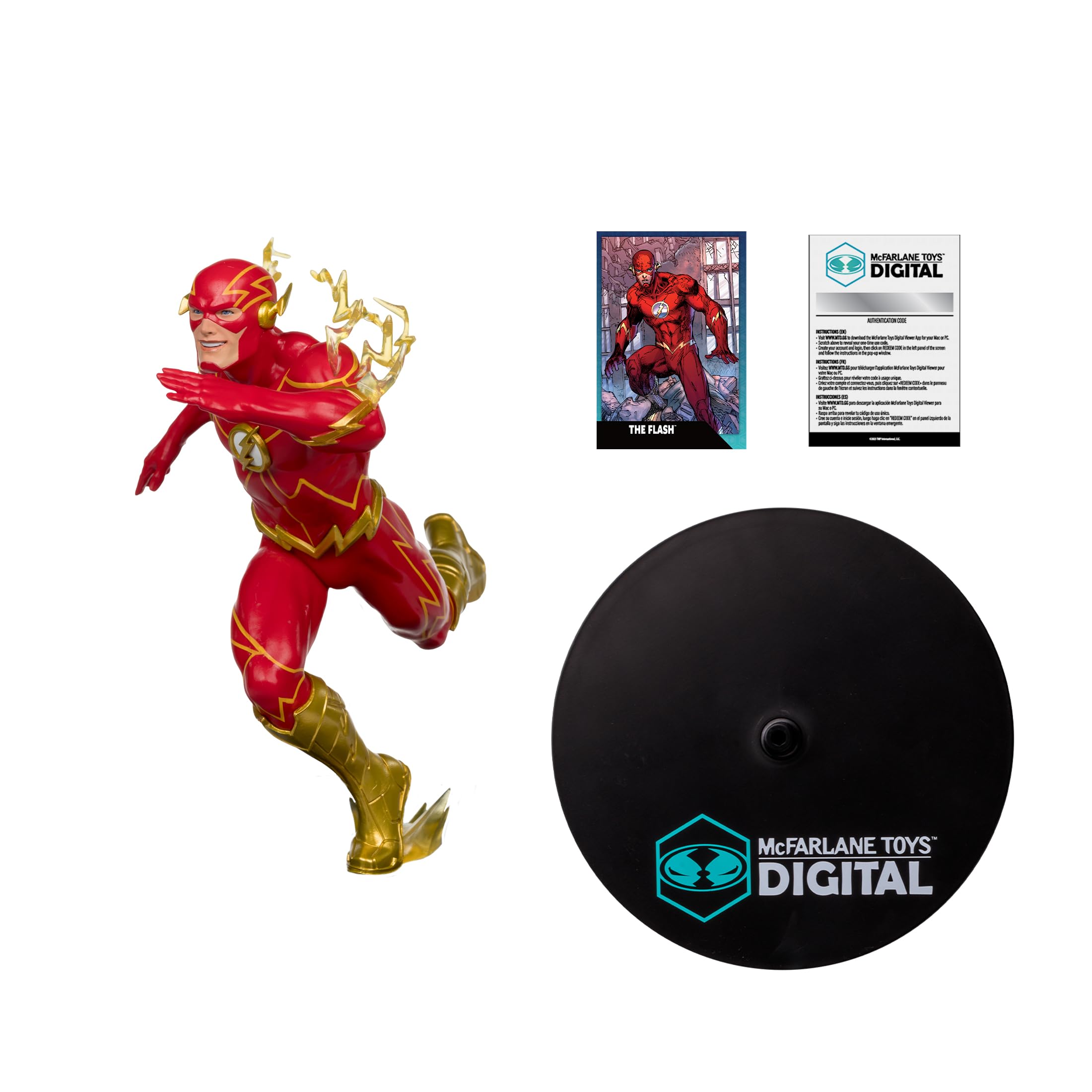 Foto 4 pulgar | Statue Mcfarlane Toys Dc Direct The Flash De Jim Lee 1:6 - Venta Internacional.