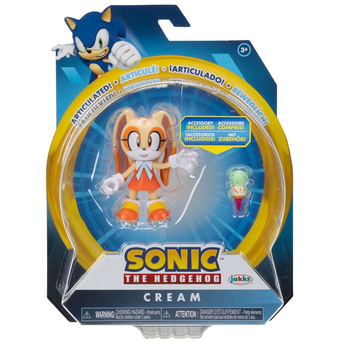 Minifigura De Sonic The Hedgehog Wave 13 Cream Con Helado - Venta Internacional.