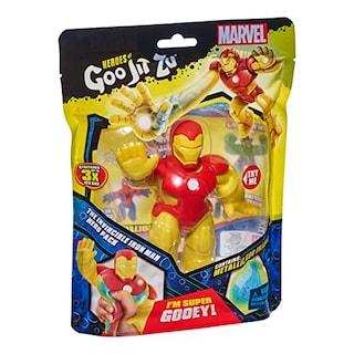 Foto 3 | Figura De Acción Heroes Of Goo Jit Zu Marvel Iron Man, 11,5 Cm - Venta Internacional.