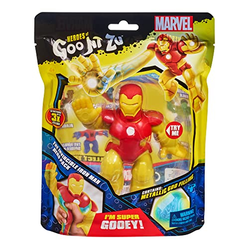 Foto 5 pulgar | Figura De Acción Heroes Of Goo Jit Zu Marvel Iron Man, 11,5 Cm - Venta Internacional.