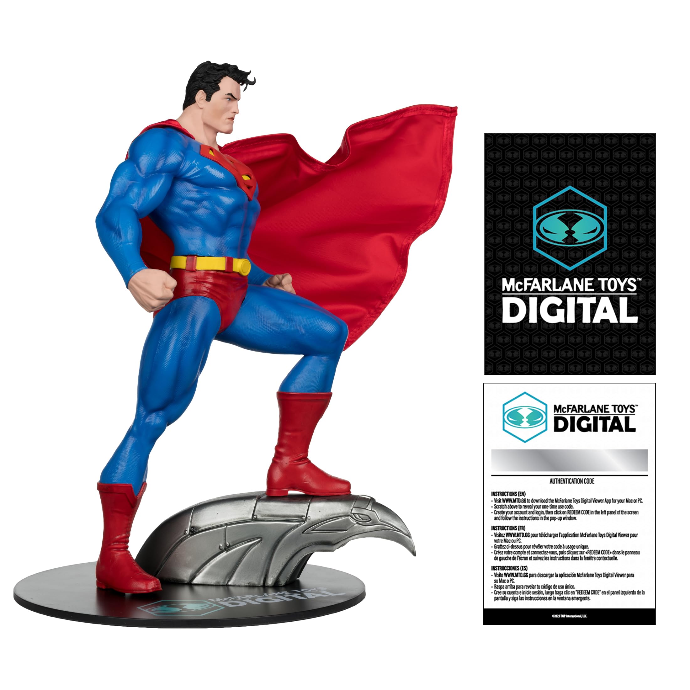 Foto 2 pulgar | Estatua De Mcfarlane Toys Dc Direct Superman Jim Lee A Escala 1:6 - Venta Internacional.