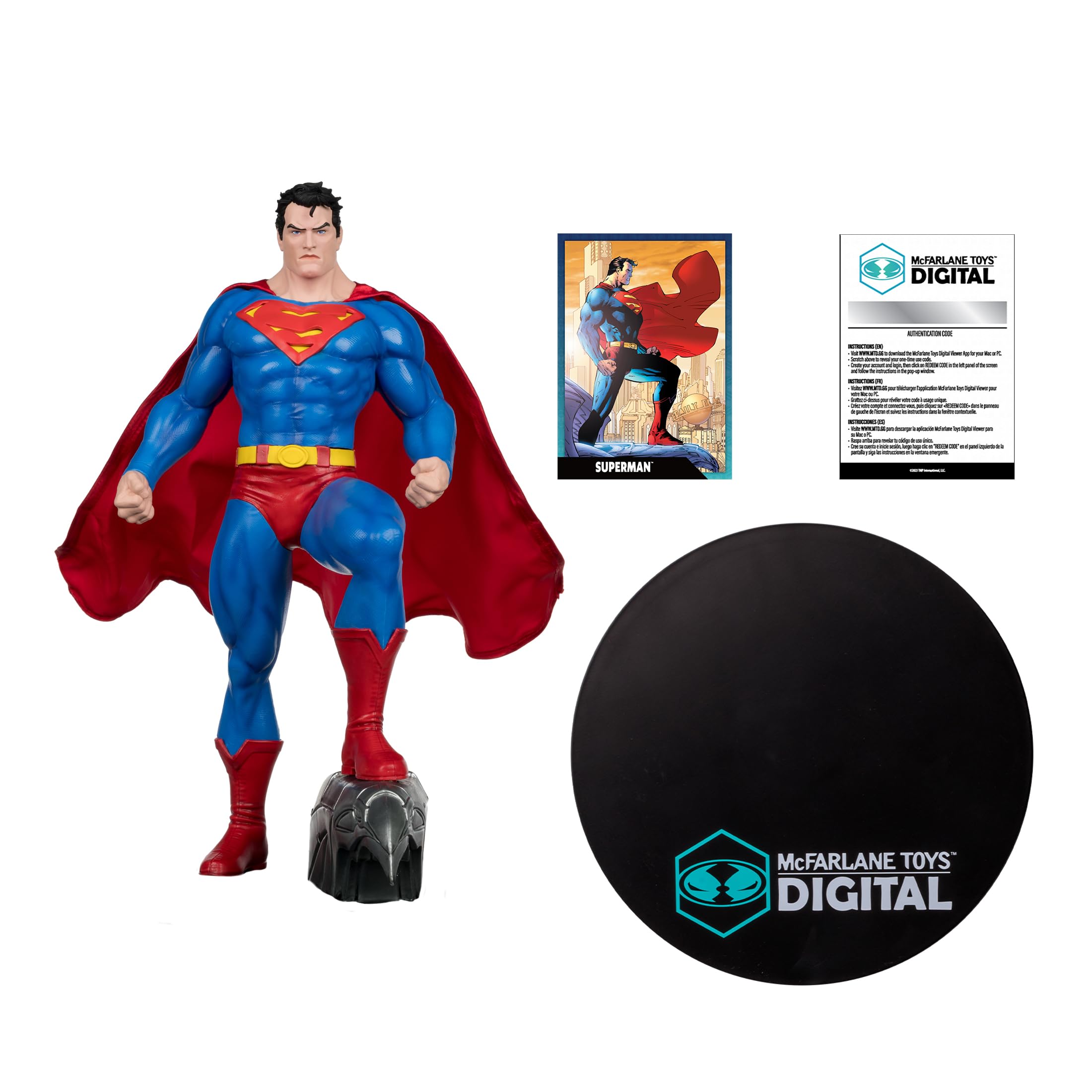 Foto 4 pulgar | Estatua De Mcfarlane Toys Dc Direct Superman Jim Lee A Escala 1:6 - Venta Internacional.