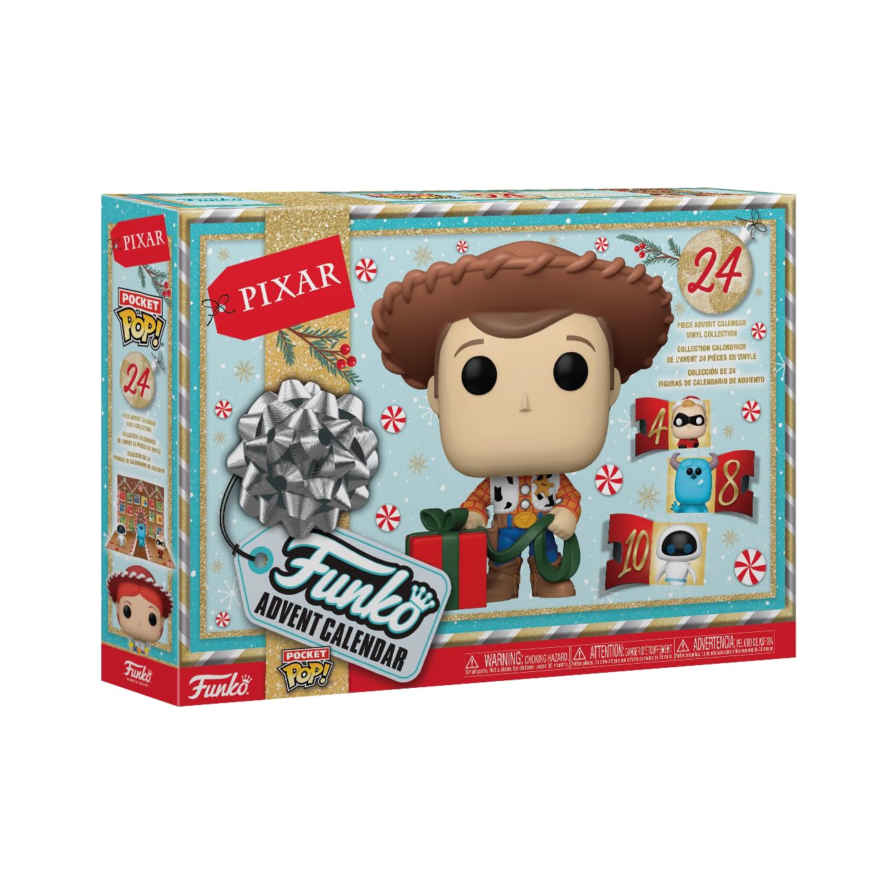 Foto 2 pulgar | Calendario De Adviento Funko Pop! ¡pixar 2024 Con 24 Pocket Pop! ¿figuras - Venta Internacional.