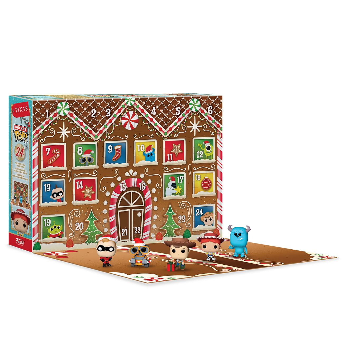 Foto 2 | Calendario De Adviento Funko Pop! ¡pixar 2024 Con 24 Pocket Pop! ¿figuras - Venta Internacional.