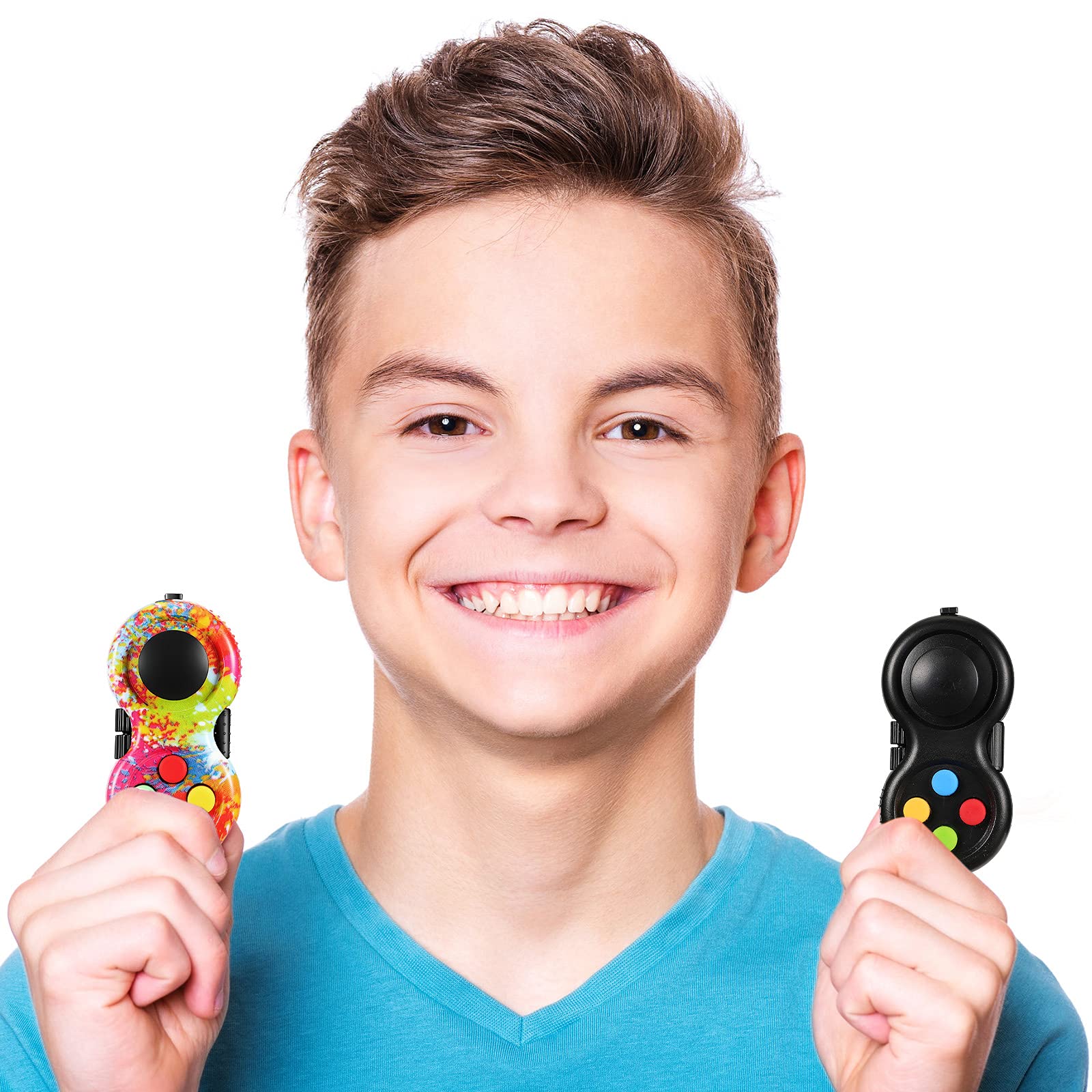 Foto 6 pulgar | Juego Portátil Fidget Pad Sensory Fidgets Controller Pad X2 - Venta Internacional.