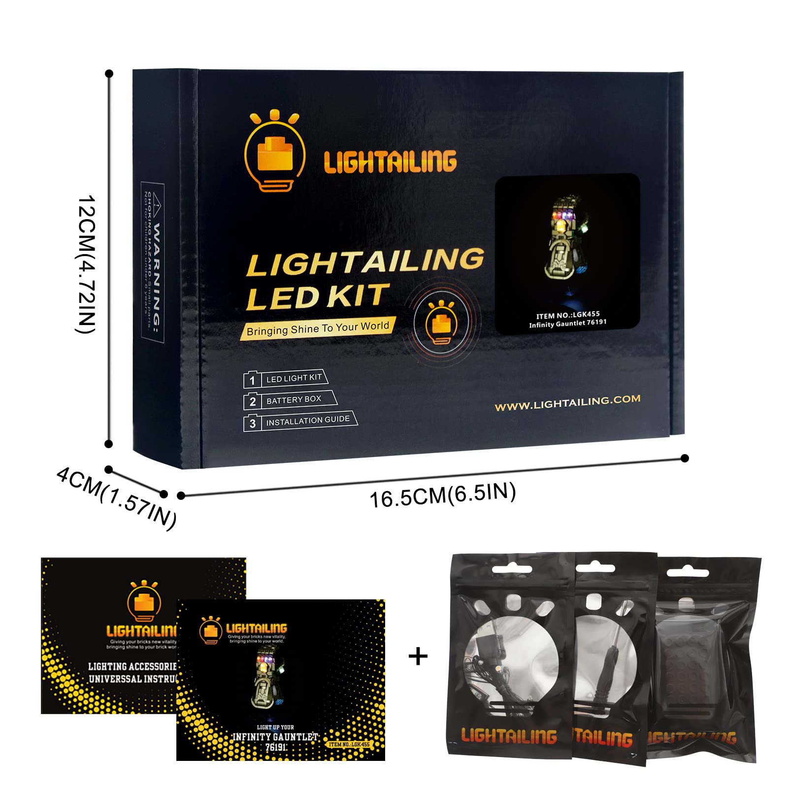 Foto 7 pulgar | Set De Luces Led Lightailing Para Lego 76191 Infinity Gaun - Venta Internacional.