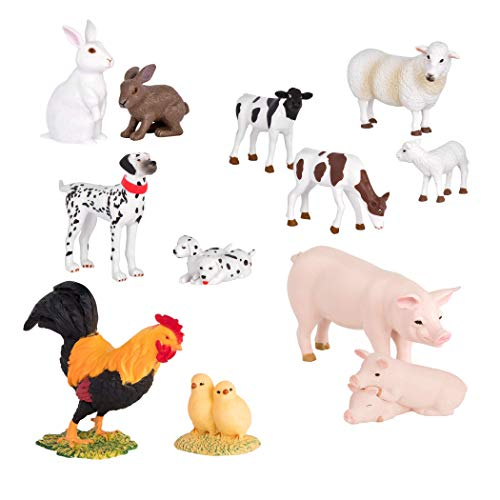 Foto 2 pulgar | Set De Animales De Granja Terra, Juguetes En Miniatura Para Mayores De 3 Años (12 Piezas) - Venta Internacional.