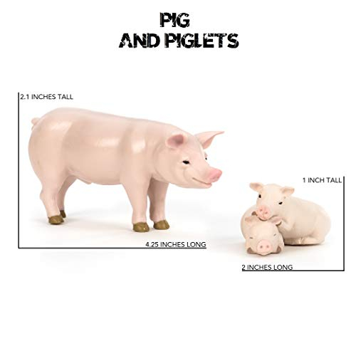 Foto 8 pulgar | Set De Animales De Granja Terra, Juguetes En Miniatura Para Mayores De 3 Años (12 Piezas) - Venta Internacional.