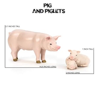 Foto 7 | Set De Animales De Granja Terra, Juguetes En Miniatura Para Mayores De 3 Años (12 Piezas) - Venta Internacional.
