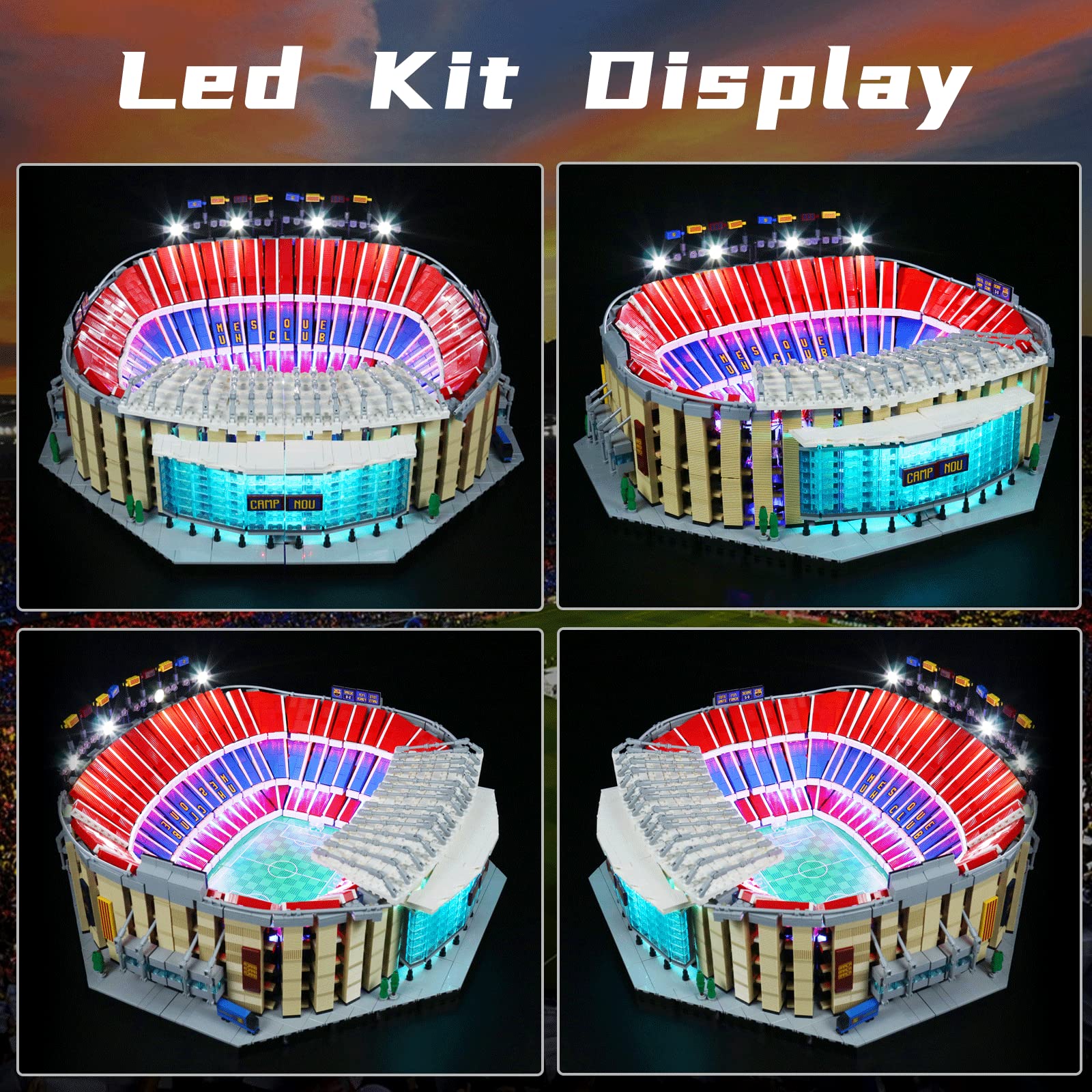 Foto 5 pulgar | Kit De Luces Led Bourvill Para Lego Camp Nou — Fc Barcelona 102 - Venta Internacional.