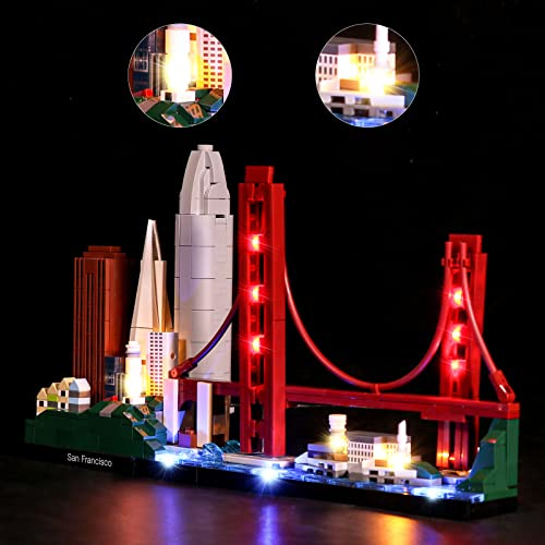 Foto 3 pulgar | Kit De Luces Led Bourvill Para Lego Architecture San Francisco  - Venta Internacional.