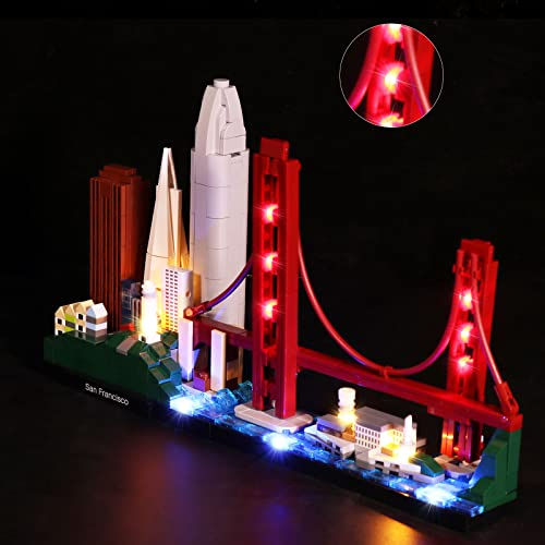 Foto 4 pulgar | Kit De Luces Led Bourvill Para Lego Architecture San Francisco  - Venta Internacional.