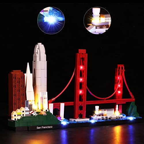 Foto 5 pulgar | Kit De Luces Led Bourvill Para Lego Architecture San Francisco  - Venta Internacional.