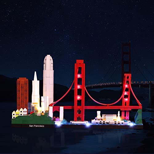 Foto 6 pulgar | Kit De Luces Led Bourvill Para Lego Architecture San Francisco  - Venta Internacional.