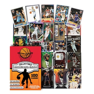 Foto 1 | Juego De Cartas Coleccionables De Baloncesto, 100 Unidades, Totalmente Nuevas - Venta Internacional.