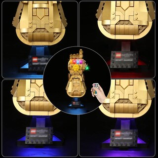 Foto 3 | Kit De Iluminación Vonado Remote Control Para Lego Infinity Gauntle - Venta Internacional.