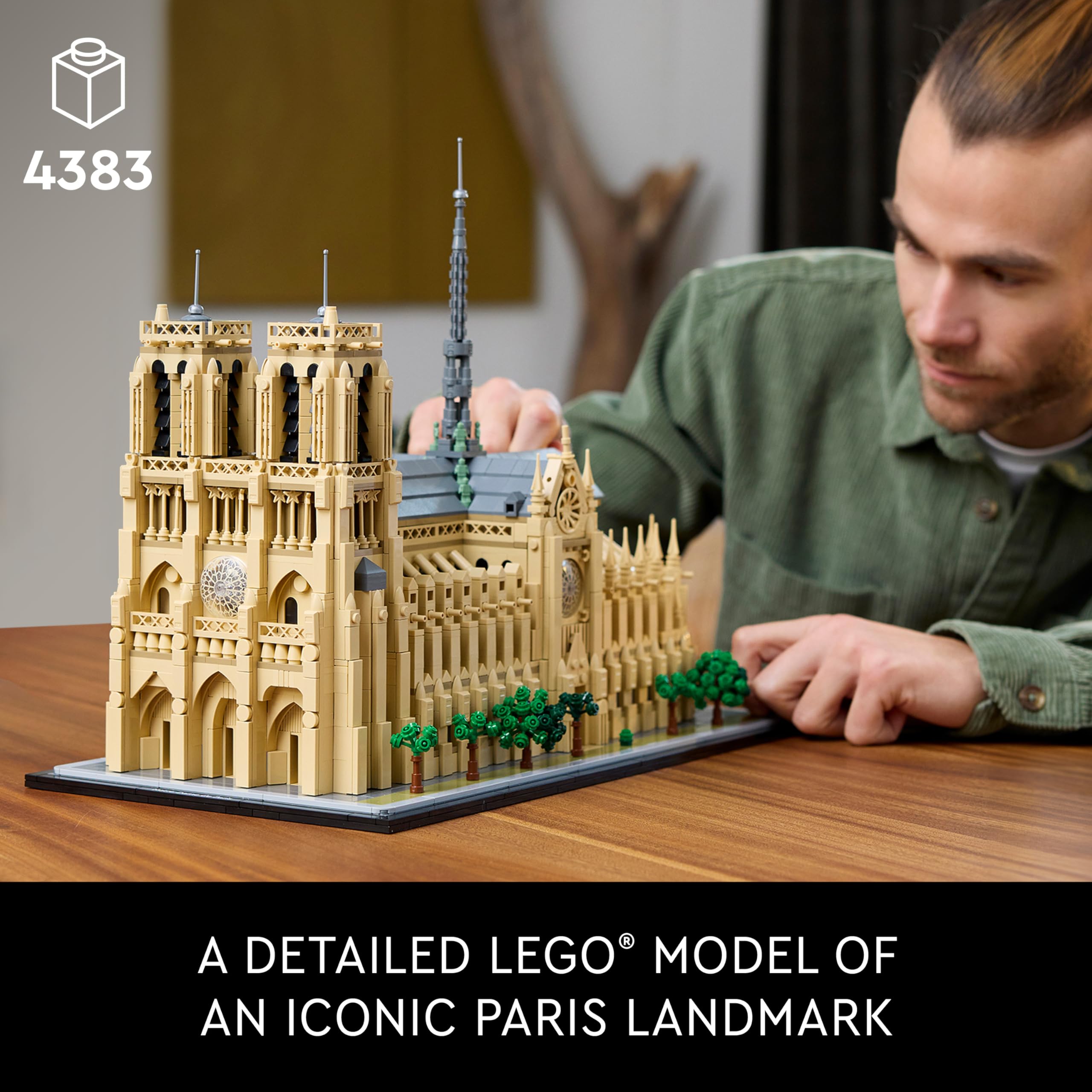 Foto 3 pulgar | Set De Construcción Lego Architecture Notre-dame De Paris 21061 - Venta Internacional.