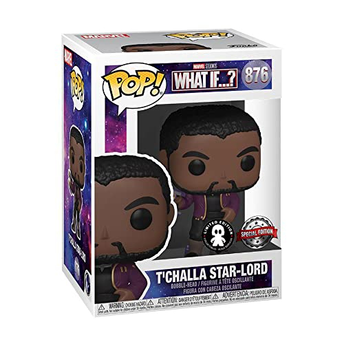 Foto 2 | Figura De Vinilo Pop! Marvel, ¿y Si...? T'challla Star-lord #87 - Venta Internacional.