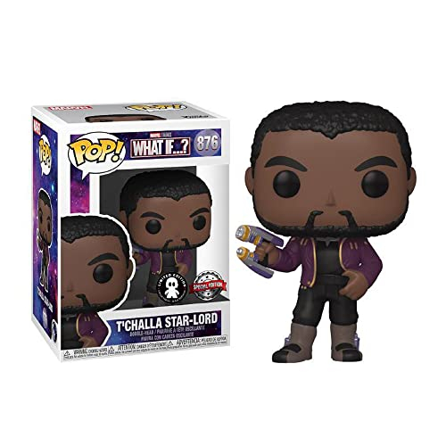 Foto 4 pulgar | Figura De Vinilo Pop! Marvel, ¿y Si...? T'challla Star-lord #87 - Venta Internacional.