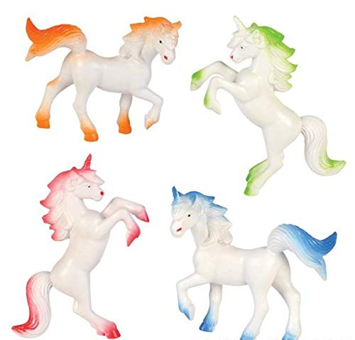 Unicornios De Vinilo De Rhode Island Novelty, 3 Cm, Surtidos, 12 Unidades - Venta Internacional.