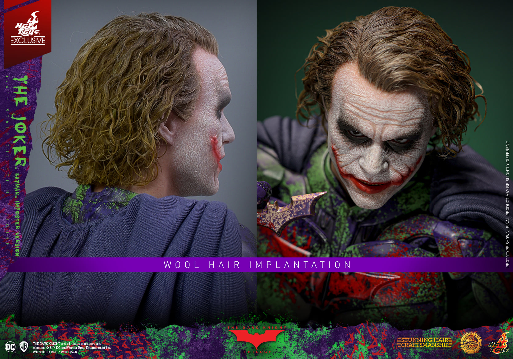 Foto 5 pulgar | Joker Batman Imposter Version 1/6 Batman The Dark Knight Dc Artisan Edition