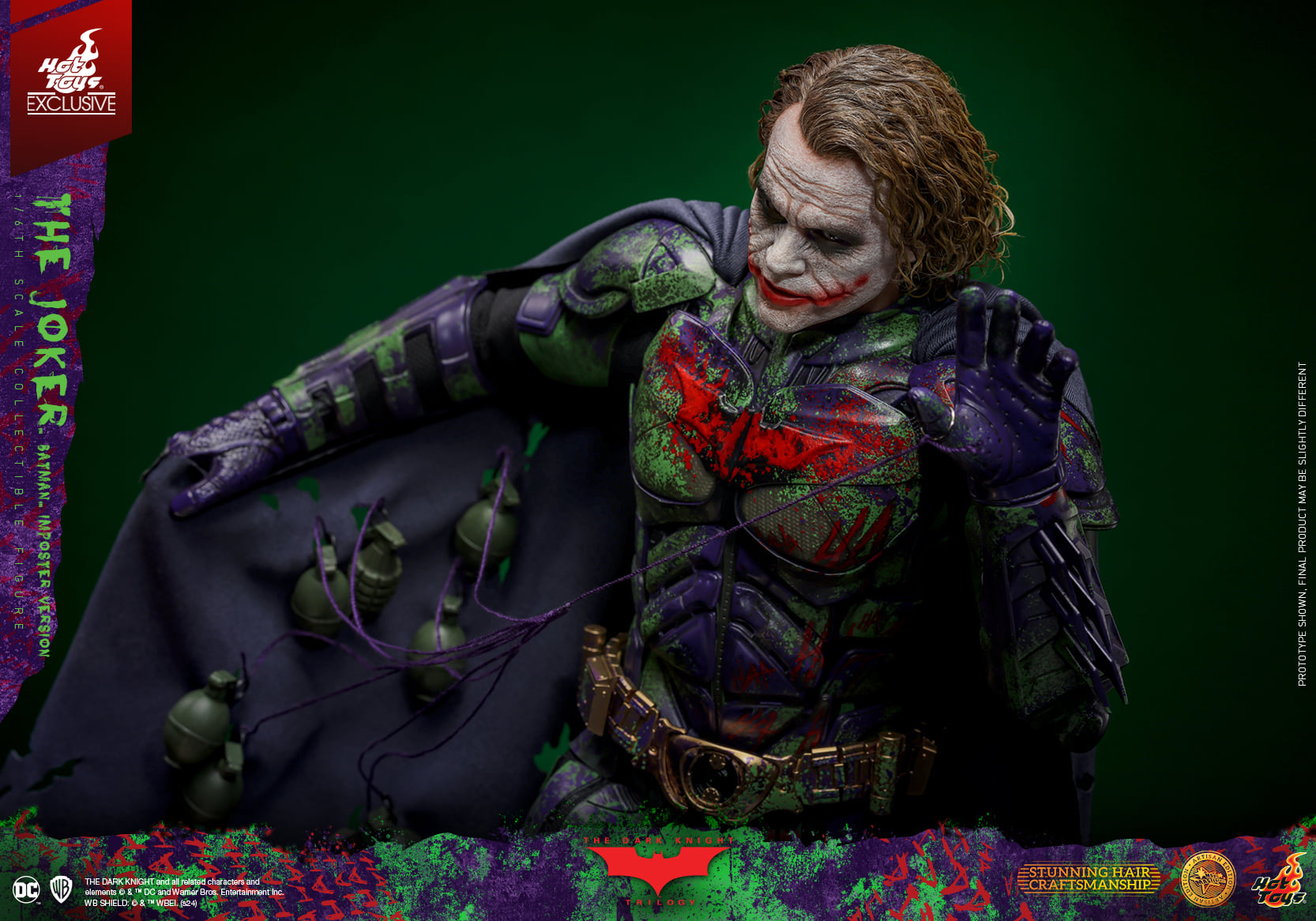 Foto 8 pulgar | Joker Batman Imposter Version 1/6 Batman The Dark Knight Dc Artisan Edition