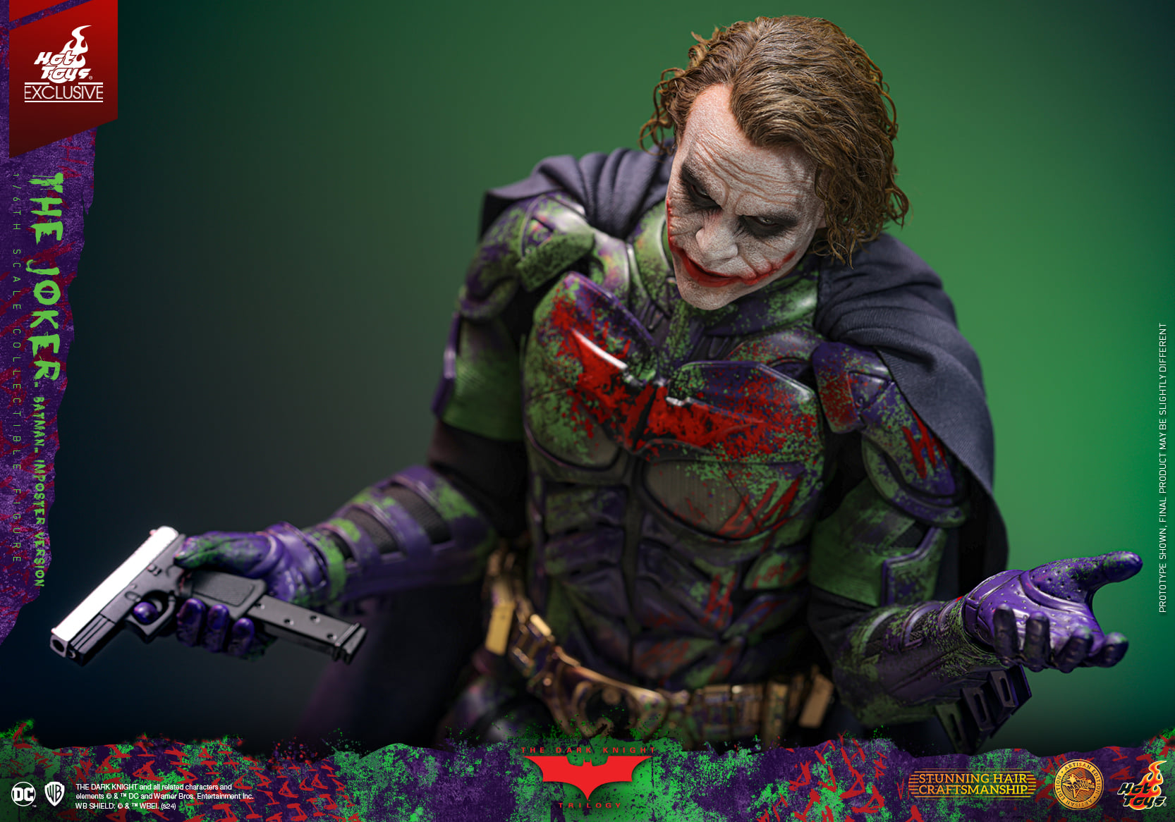 Foto 9 pulgar | Joker Batman Imposter Version 1/6 Batman The Dark Knight Dc Artisan Edition