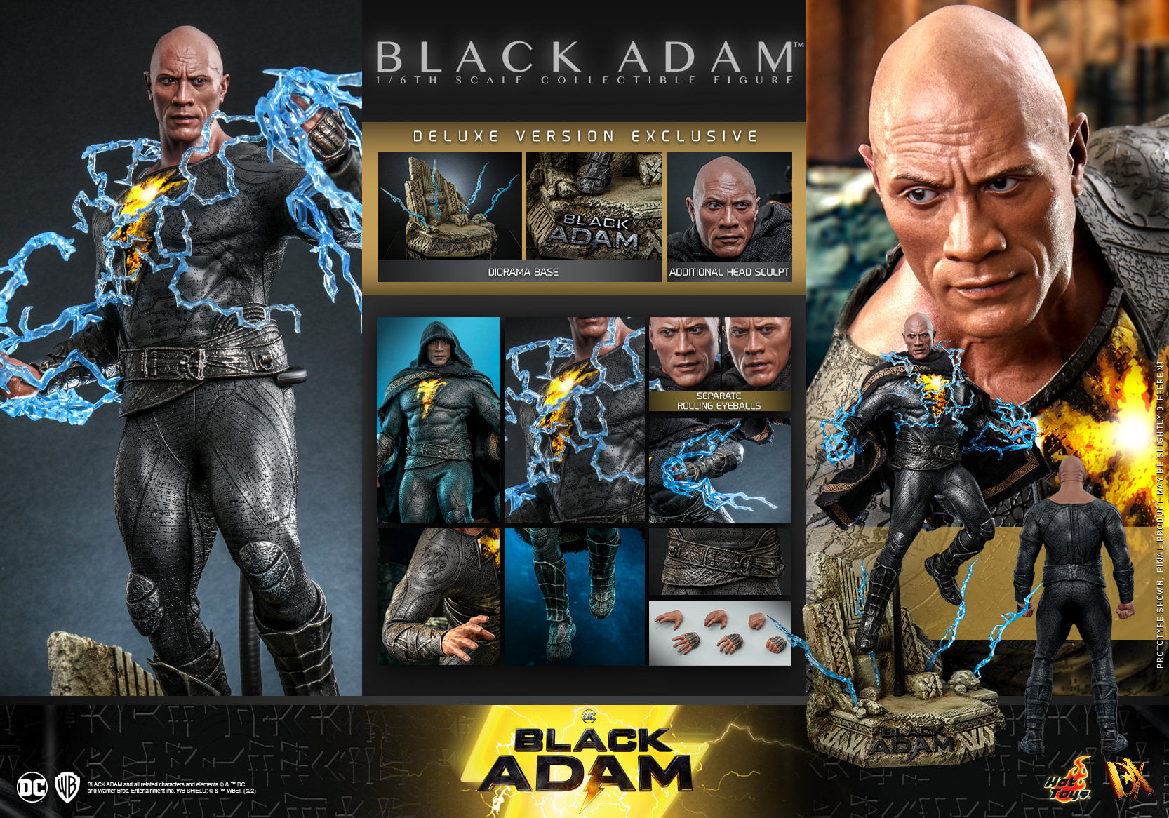 Foto 3 pulgar | Black Adam Deluxe 1/6 Dc Dx Series Hot Toys