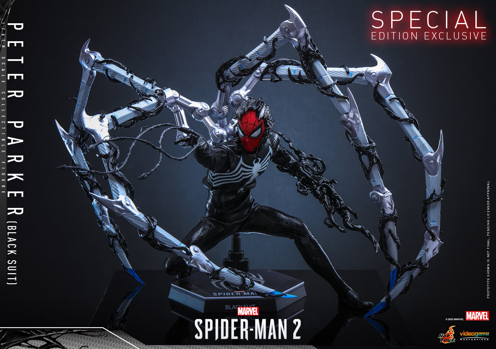 Foto 3 pulgar | Peter Parker Special Edition 1/6 Marvel Spider-man 2 Hot Toys