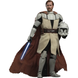 Foto 1 | Obi-wan 1/6 Star Wars The Clone Wars Hot Toys