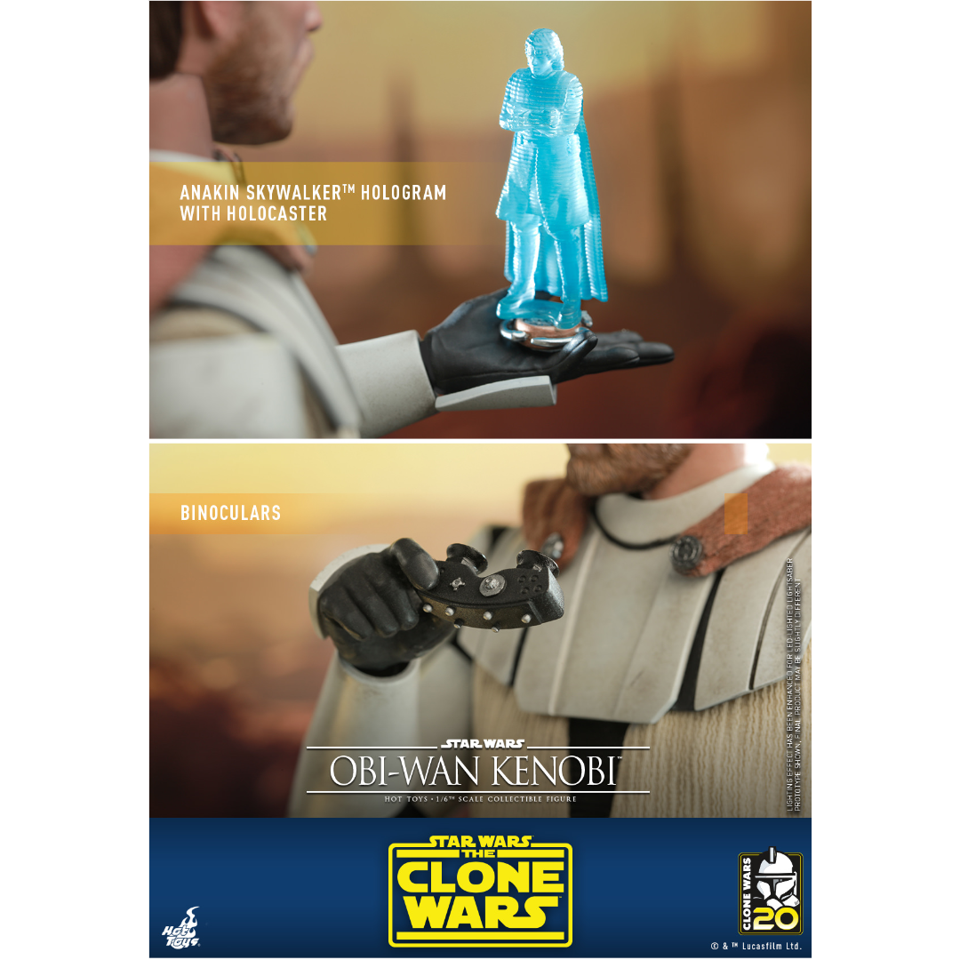 Foto 5 pulgar | Obi-wan 1/6 Star Wars The Clone Wars Hot Toys