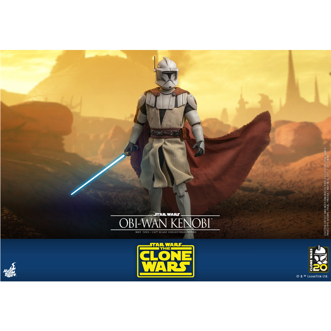 Foto 7 pulgar | Obi-wan 1/6 Star Wars The Clone Wars Hot Toys