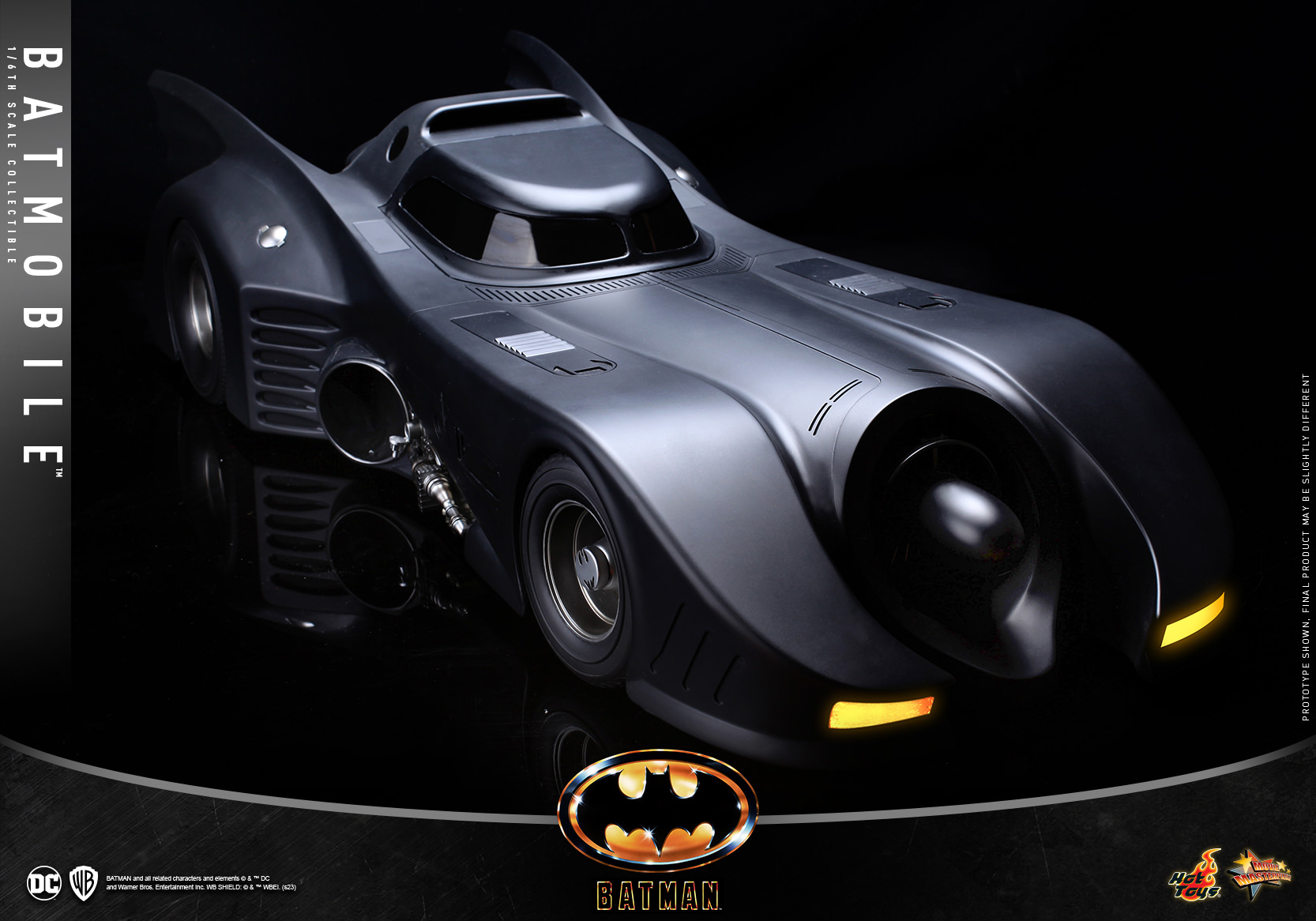 Foto 9 pulgar | Batmobile Dc Batman 1989 Hot Toys