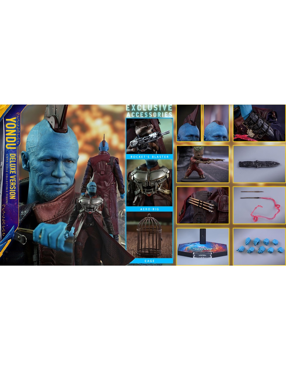 Foto 3 pulgar | Yondu Deluxe 1/6 Marvel Guardianes De La Galaxia Vol. 2 Hot Toys