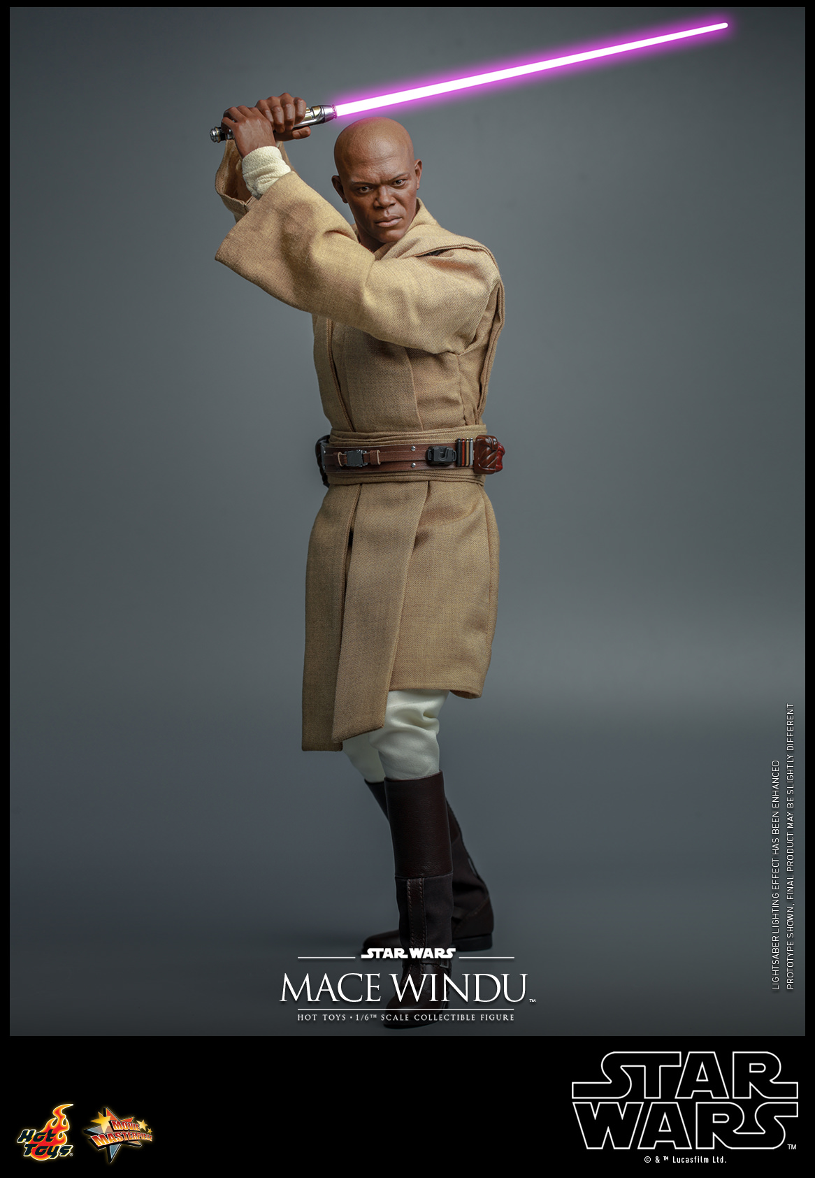 Foto 5 | Mace Windu 1/6 Star Wars Attack Of The Clones Hot Toys