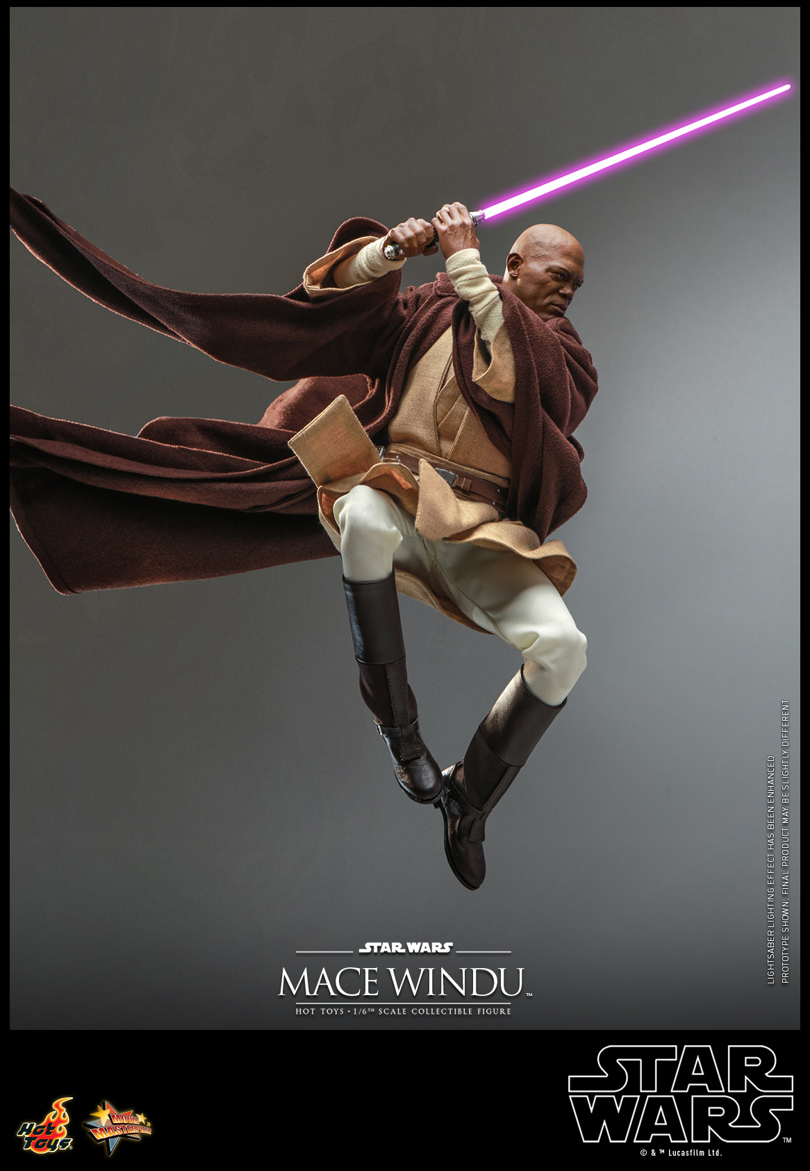 Foto 7 | Mace Windu 1/6 Star Wars Attack Of The Clones Hot Toys