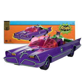 Foto 4 | Figura De Acción Mcfarlane Toys Dc Retro Batmobile & The Joker - Venta Internacional.