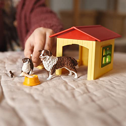 Foto 2 | Caseta Para Perros Toy Playset Schleich Farm World Friendly Con 2 Perros - Venta Internacional.