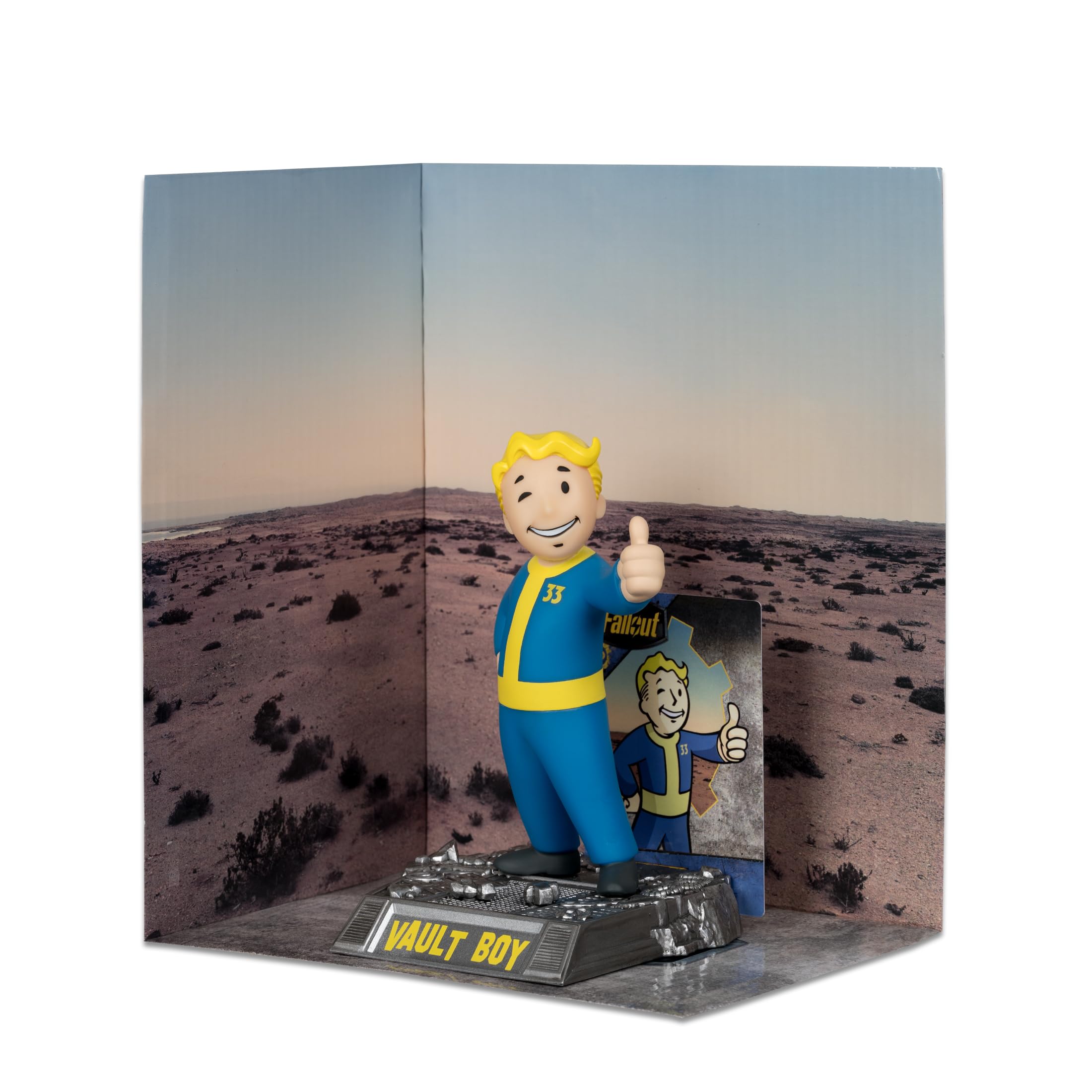 Foto 2 pulgar | Figura De Acción Mcfarlane Toys Movie Maniacs Fallout Vault Boy - Venta Internacional.