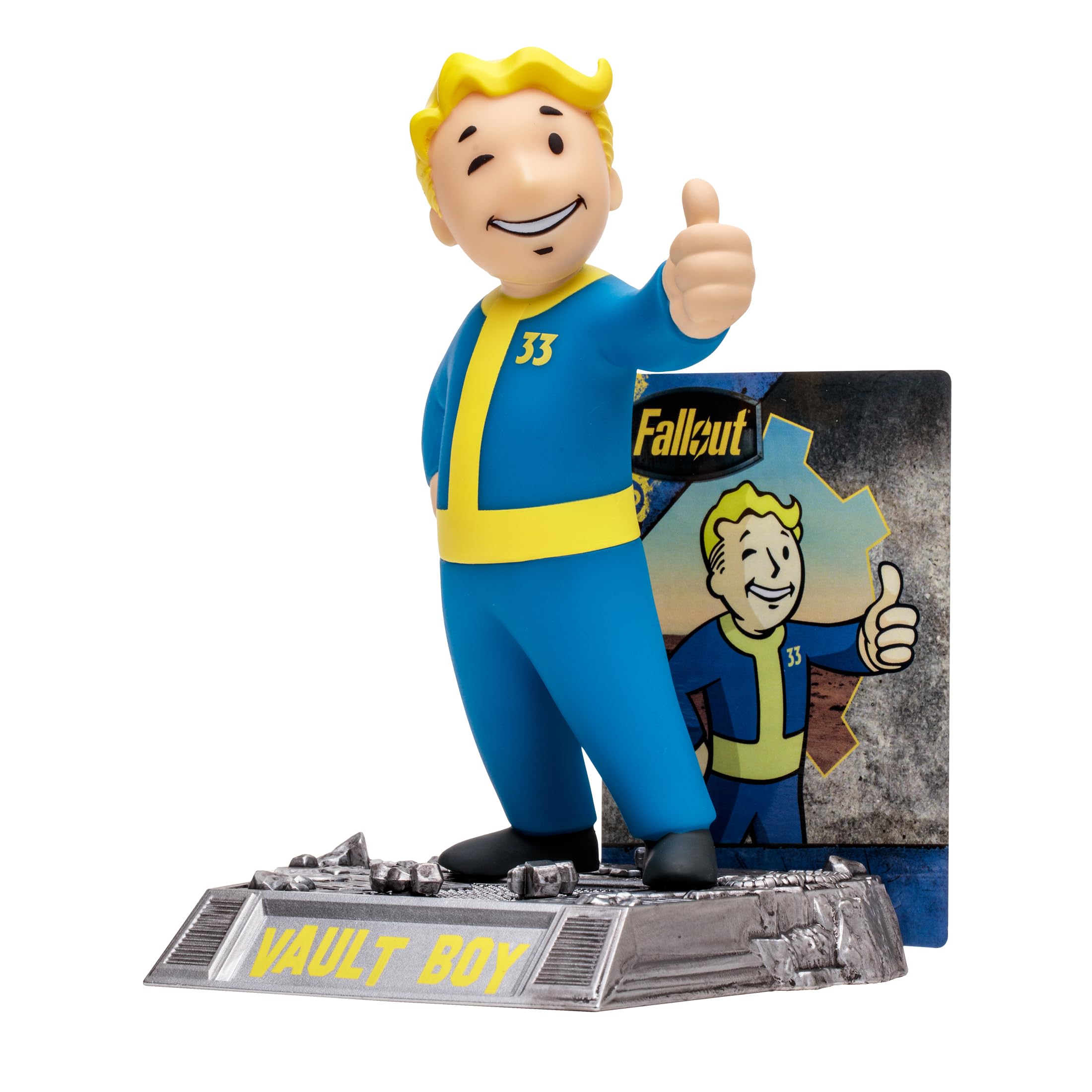 Foto 3 pulgar | Figura De Acción Mcfarlane Toys Movie Maniacs Fallout Vault Boy - Venta Internacional.