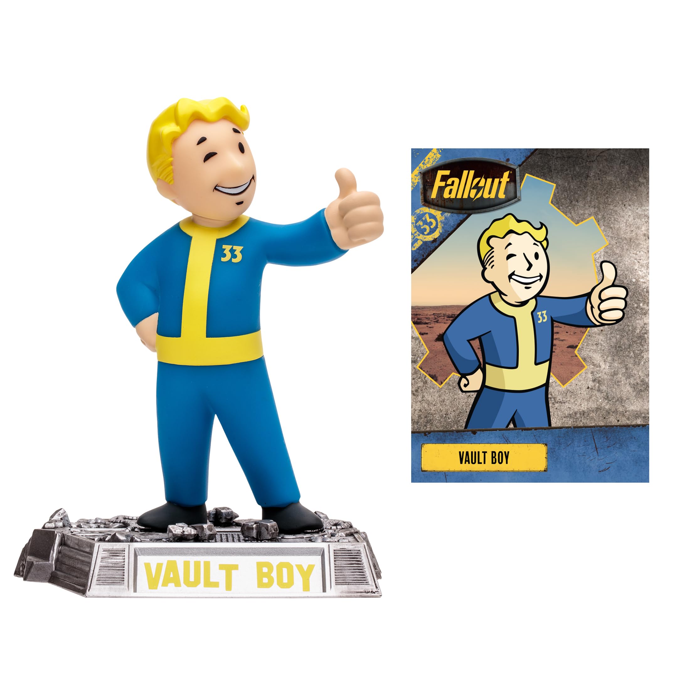 Foto 4 pulgar | Figura De Acción Mcfarlane Toys Movie Maniacs Fallout Vault Boy - Venta Internacional.