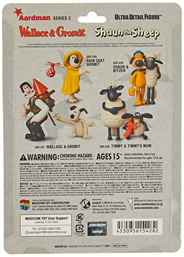 Foto 5 pulgar | Figura Ultra Detallada Medicom Aardman Animations 2 Timmy & Mum - Venta Internacional.