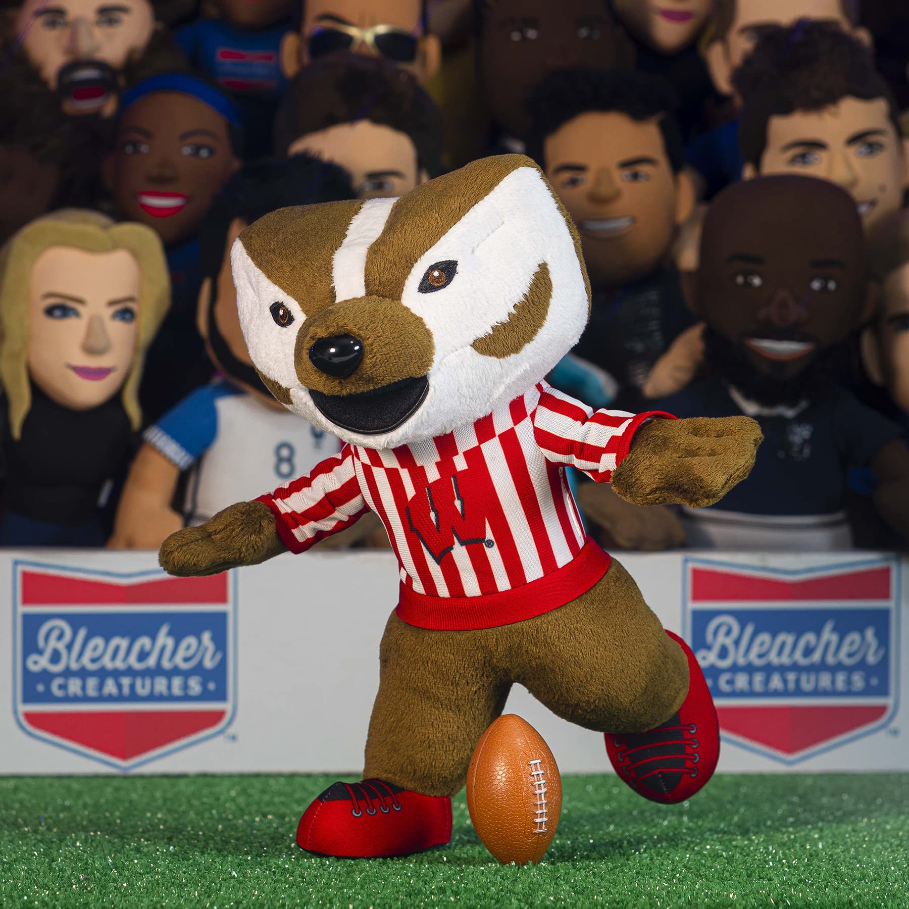 Foto 3 pulgar | Figura De Peluche Bleacher Creatures Wisconsin Badgers Bucky 10 - Venta Internacional.